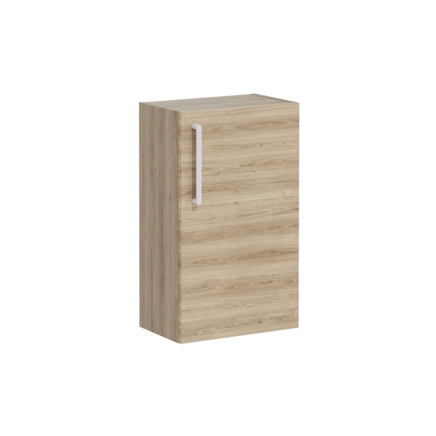 VitrA Root Flat 40cm 1 Door Slim Lower/Base Unit (RH Hinge) - Natural Oak
