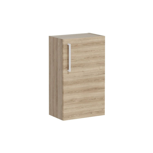 VitrA Root Flat 40cm 1 Door Slim Lower/Base Unit (RH Hinge) - Natural Oak