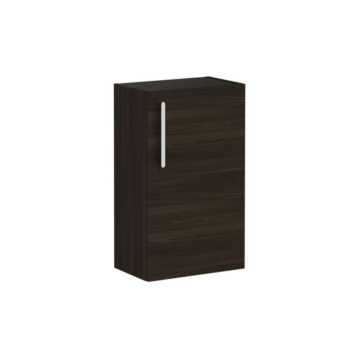 VitrA Root Flat 40cm 1 Door Slim Lower/Base Unit (RH Hinge) - Walnut