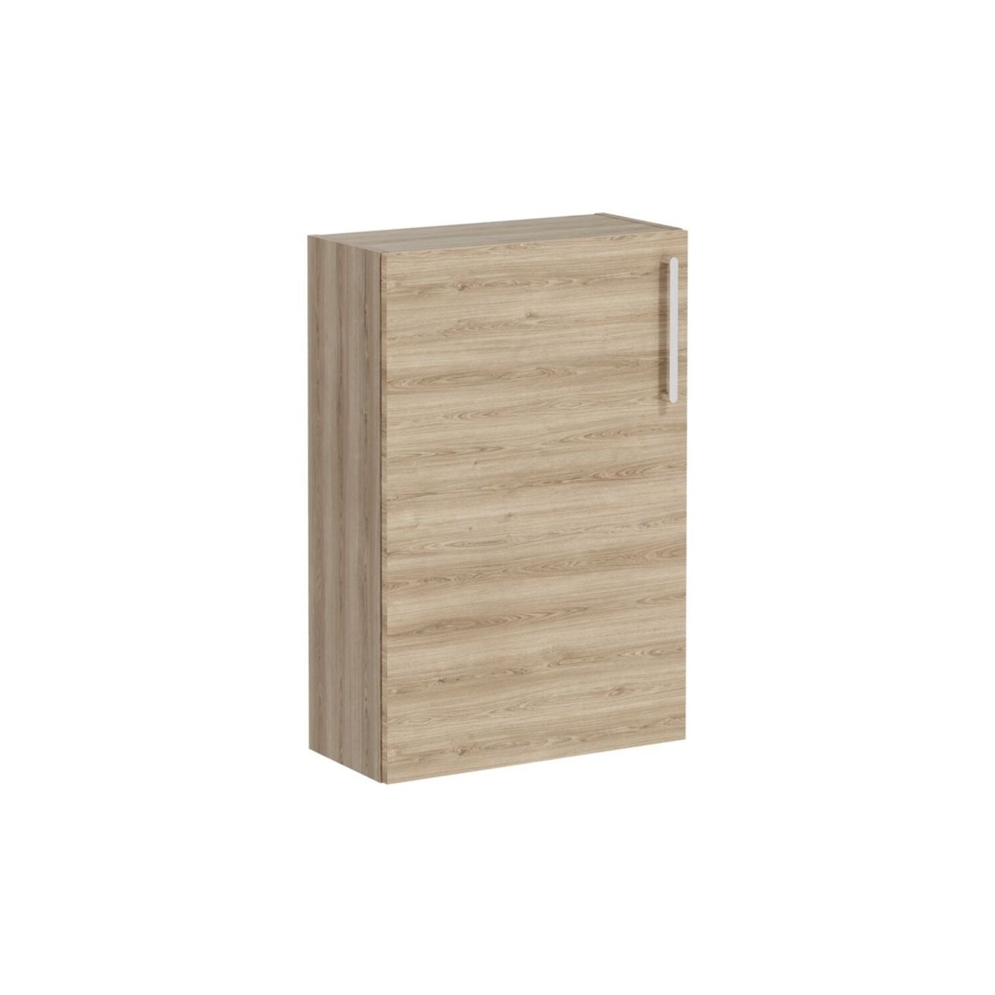 VitrA Root Flat 55cm 1 Door Slim Lower/Base Unit (LH Hinge) - Natural Oak