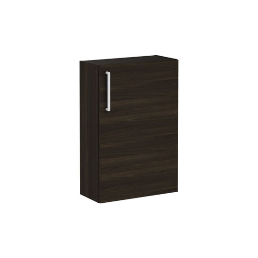 VitrA Root Flat 55cm 1 Door Slim Lower/Base Unit (RH Hinge) - Walnut