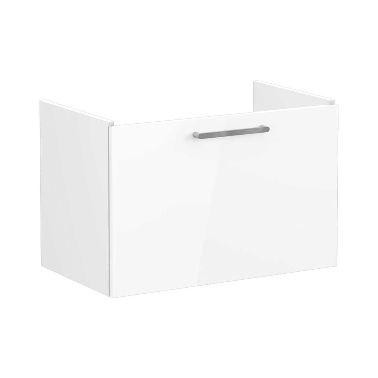 VitrA Root Flat 80cm 1 Drawer Washbasin Unit - High Gloss White