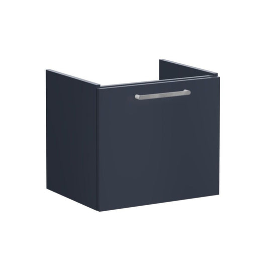 VitrA Root Flat 60cm 1 Drawer Washbasin Unit - Matt Dark Blue