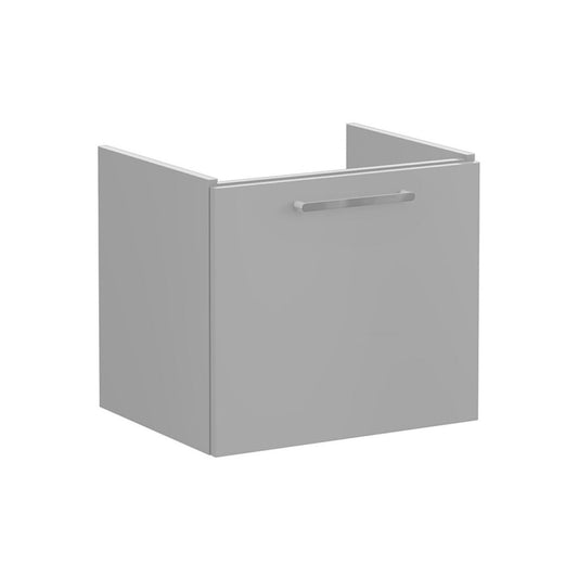 VitrA Root Flat 60cm 1 Drawer Washbasin Unit - Matt Rock Grey