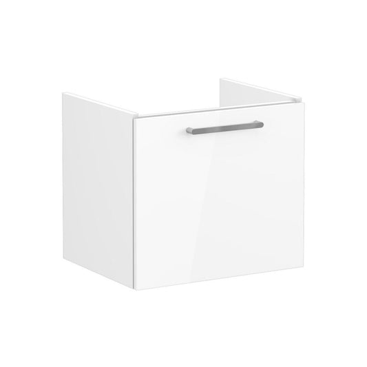 VitrA Root Flat 60cm 1 Drawer Washbasin Unit - High Gloss White