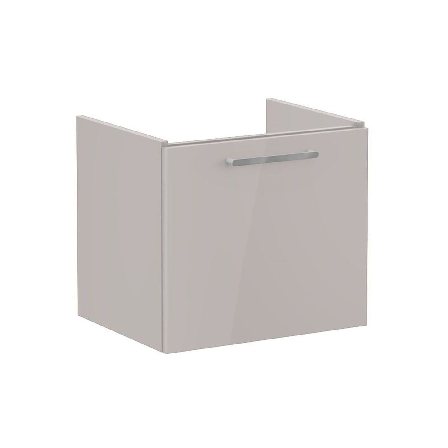 VitrA Root Flat 60cm 1 Drawer Washbasin Unit - Bright Sahara Beige