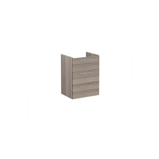 VitrA Root Flat 60cm 3 Drawer Washbasin Unit - Cordoba