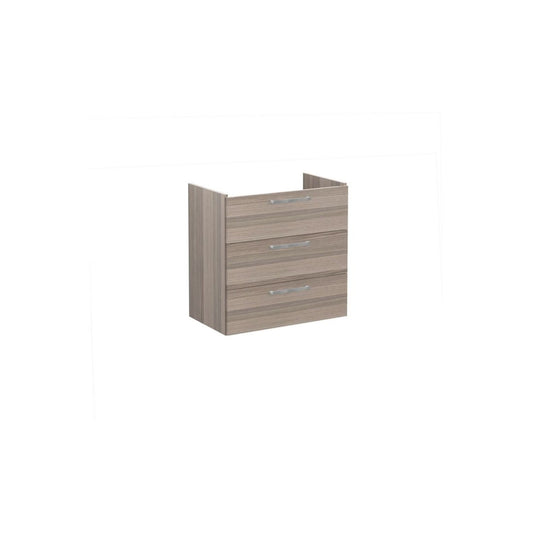 VitrA Root Flat 80cm 3 Drawer Washbasin Unit - Cordoba