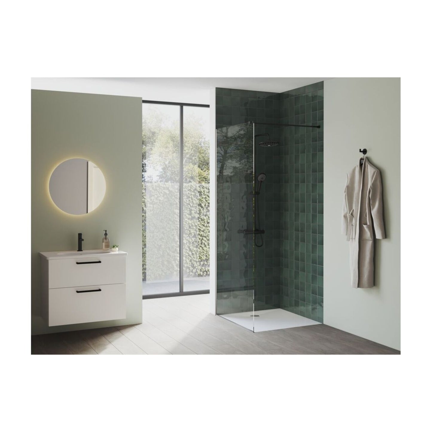 VitrA Zentrum 80cm 2 Drawer W/H Washbasin Unit - High Gloss White