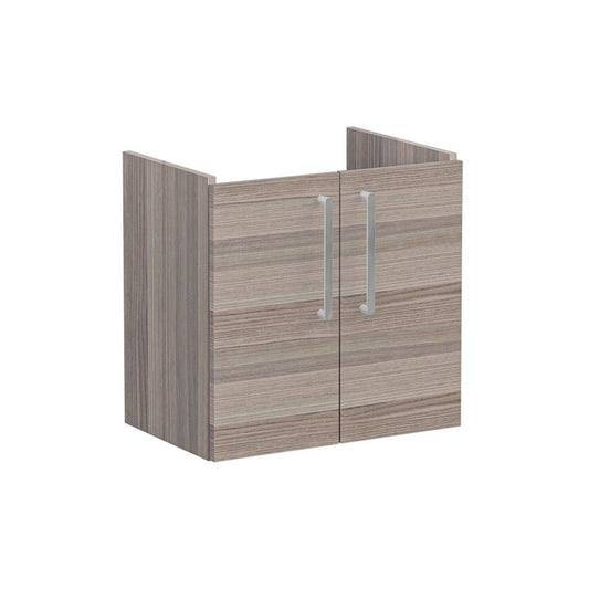 VitrA Root Flat 60cm 2 Door Wall Hung Slim Washbasin Unit - Cordoba