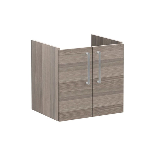 VitrA Root Flat 60cm 2 Door Wall Hung Washbasin Unit - Cordoba