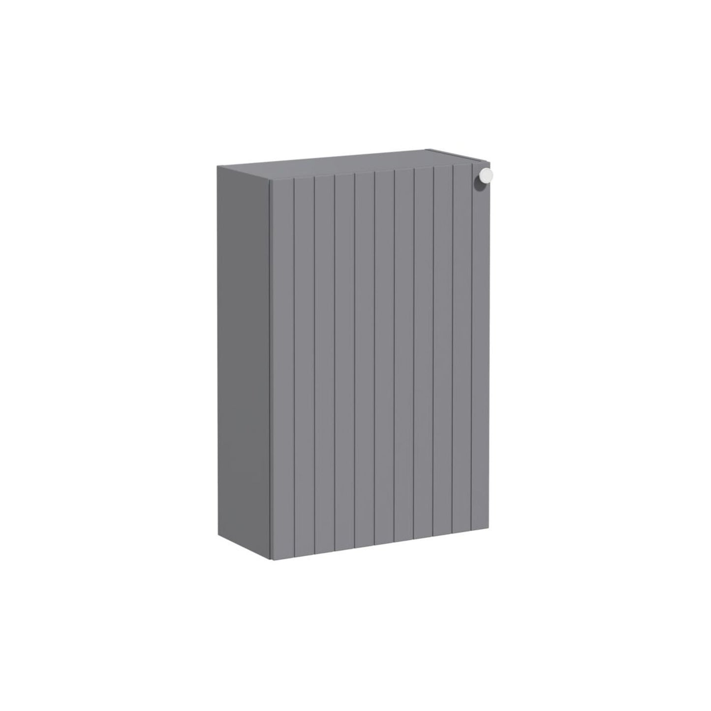 VitrA Root Groove 55cm 1 Door Slim Lower/Base Unit (LH Hinge) - Matt Grey