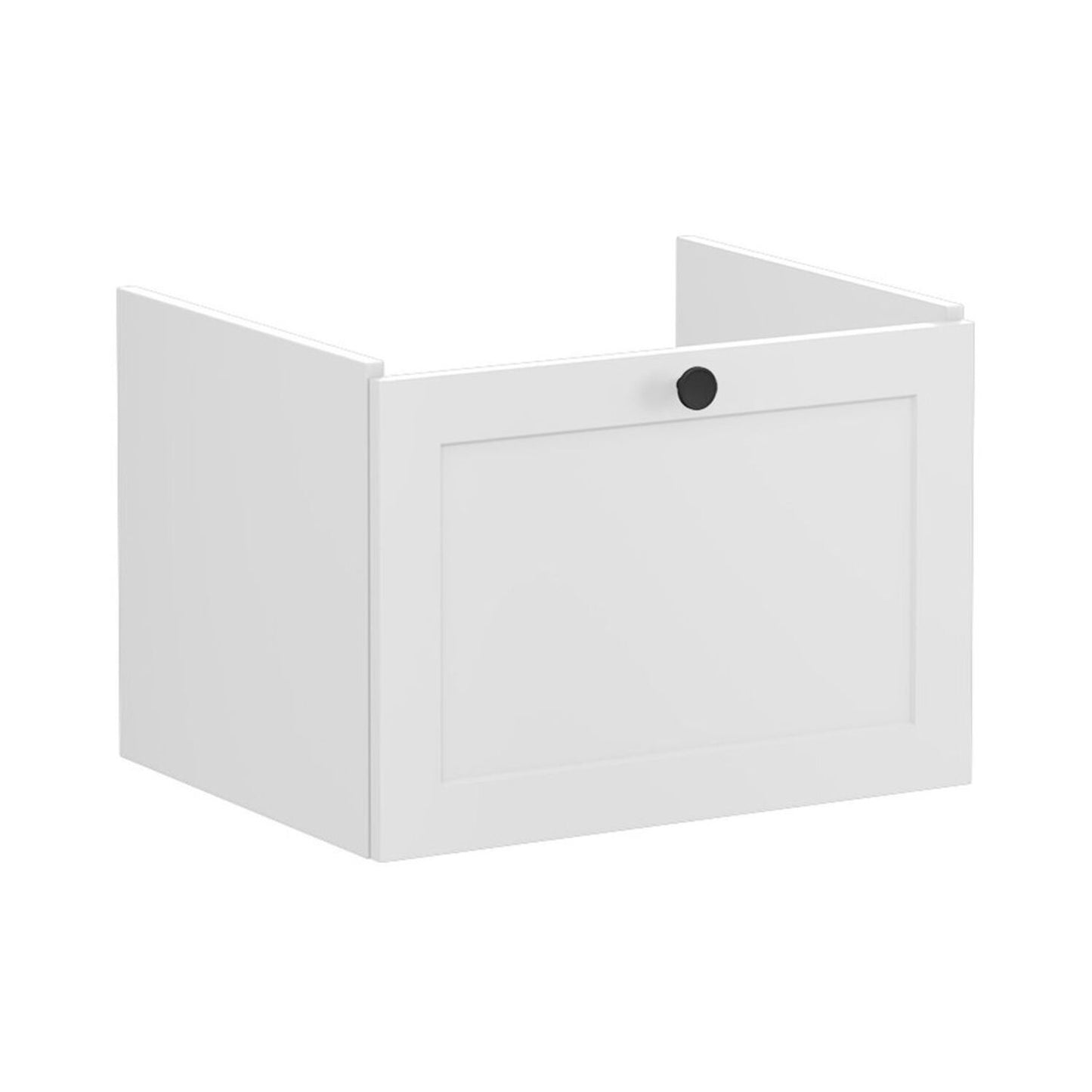 VitrA Root Classic 60cm 1 Drawer Washbasin Unit - Matt Light Grey