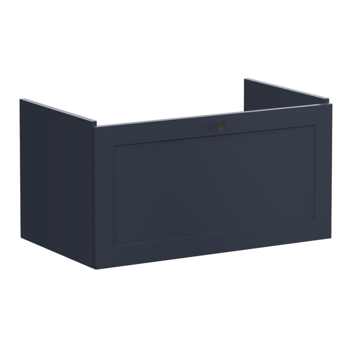 VitrA Root Classic 80cm 1 Drawer Washbasin Unit - Matt Dark Blue