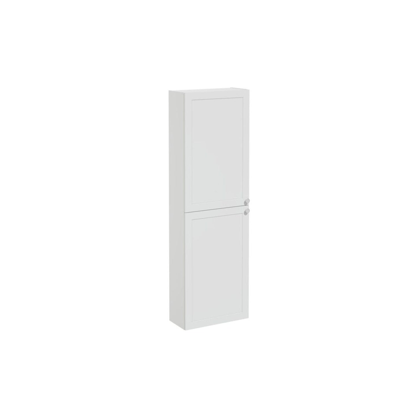 VitrA Root Classic 55cm 2 Door Slim Tall Unit (LH Hinge) - Matt Light Grey