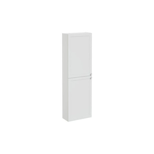 VitrA Root Classic 55cm 2 Door Slim Tall Unit (LH Hinge) - Matt Light Grey