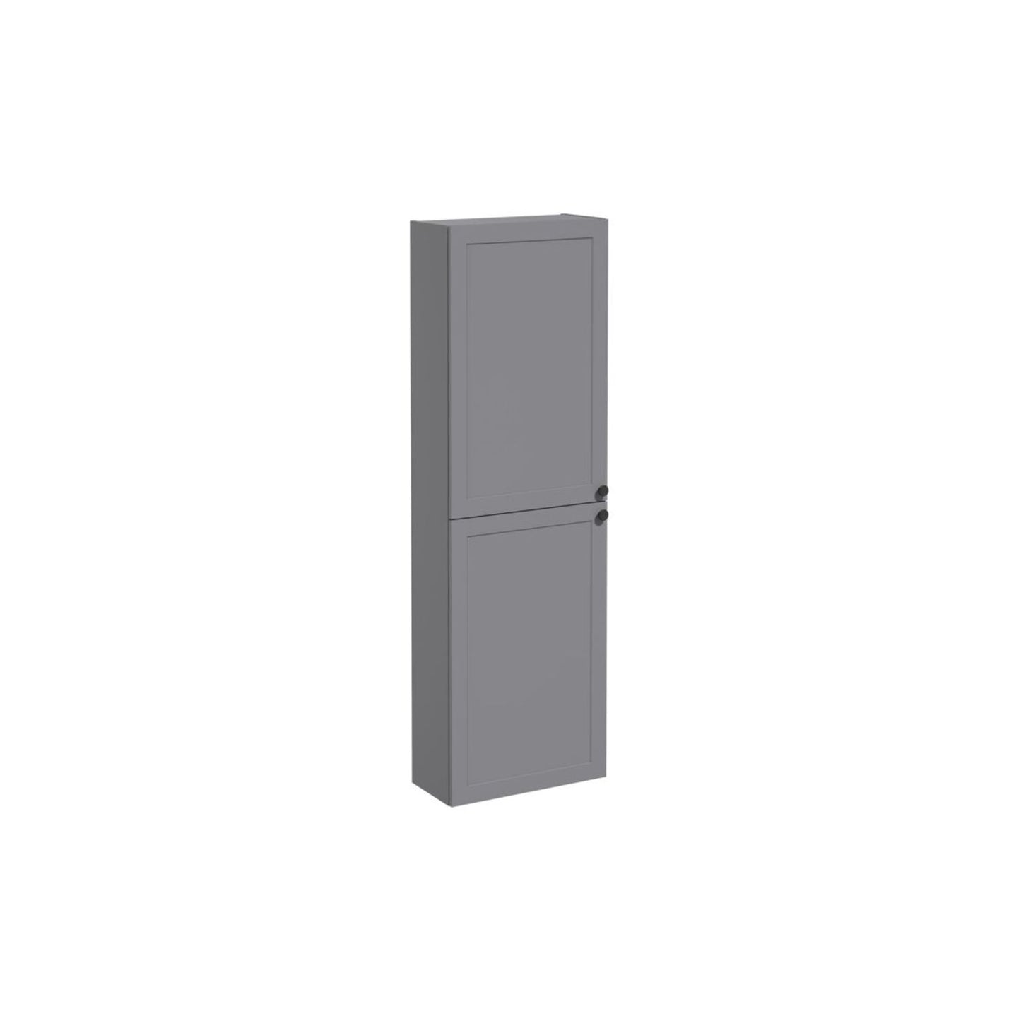 VitrA Root Classic 55cm 2 Door Slim Tall Unit (LH Hinge) - Matt Grey