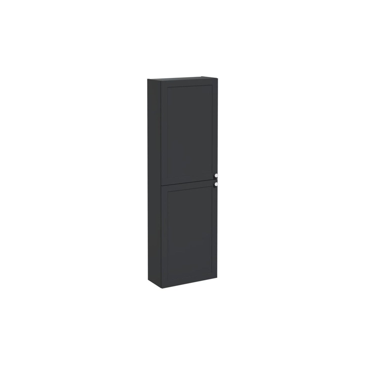 VitrA Root Classic 55cm 2 Door Slim Tall Unit (LH Hinge) - Matt Graphite