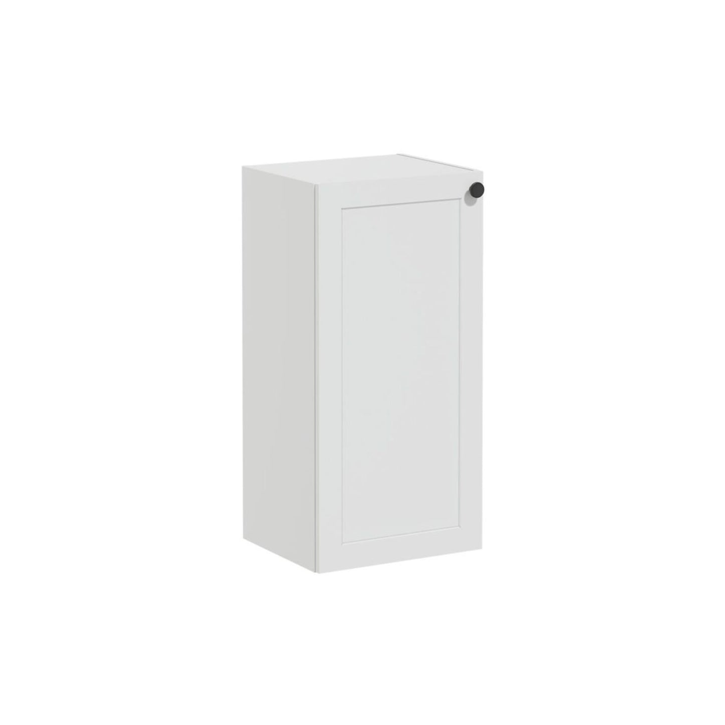 VitrA Root Classic 40cm 1 Door Lower/Base Unit (LH Hinge) - Matt Light Grey