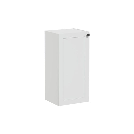 VitrA Root Classic 40cm 1 Door Lower/Base Unit (LH Hinge) - Matt Light Grey