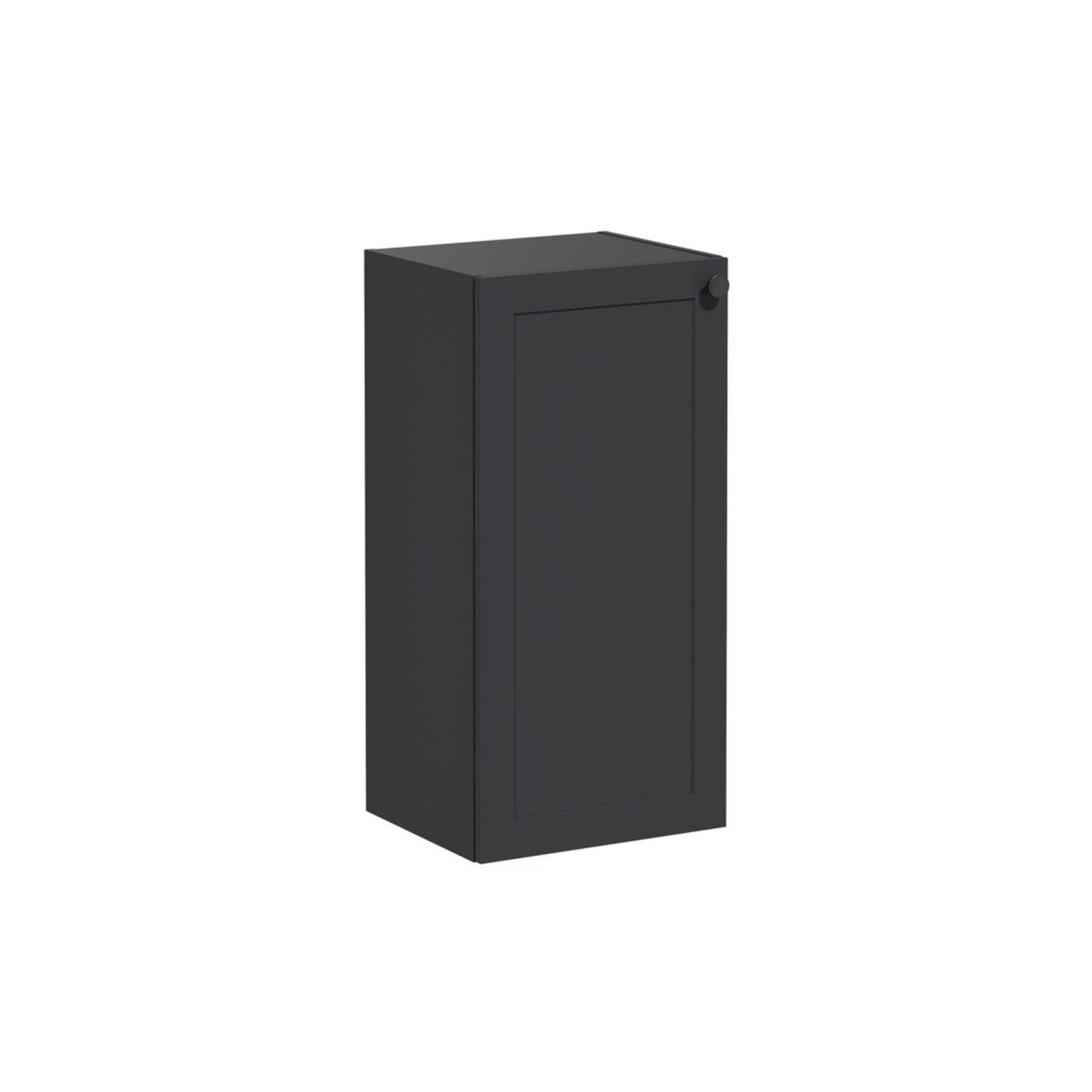 VitrA Root Classic 40cm 1 Door Lower/Base Unit (LH Hinge) - Matt Graphite