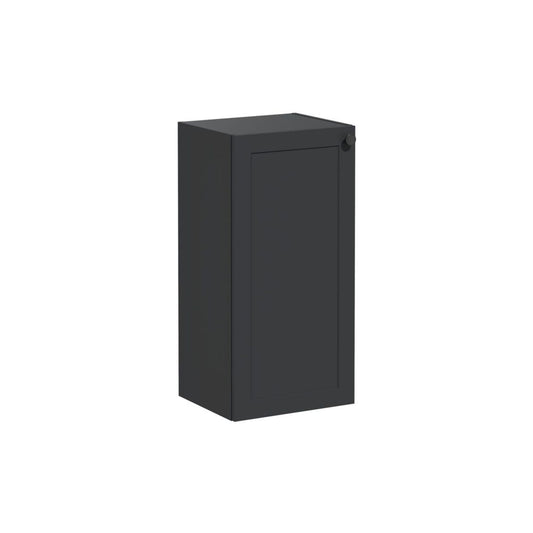 VitrA Root Classic 40cm 1 Door Lower/Base Unit (LH Hinge) - Matt Graphite