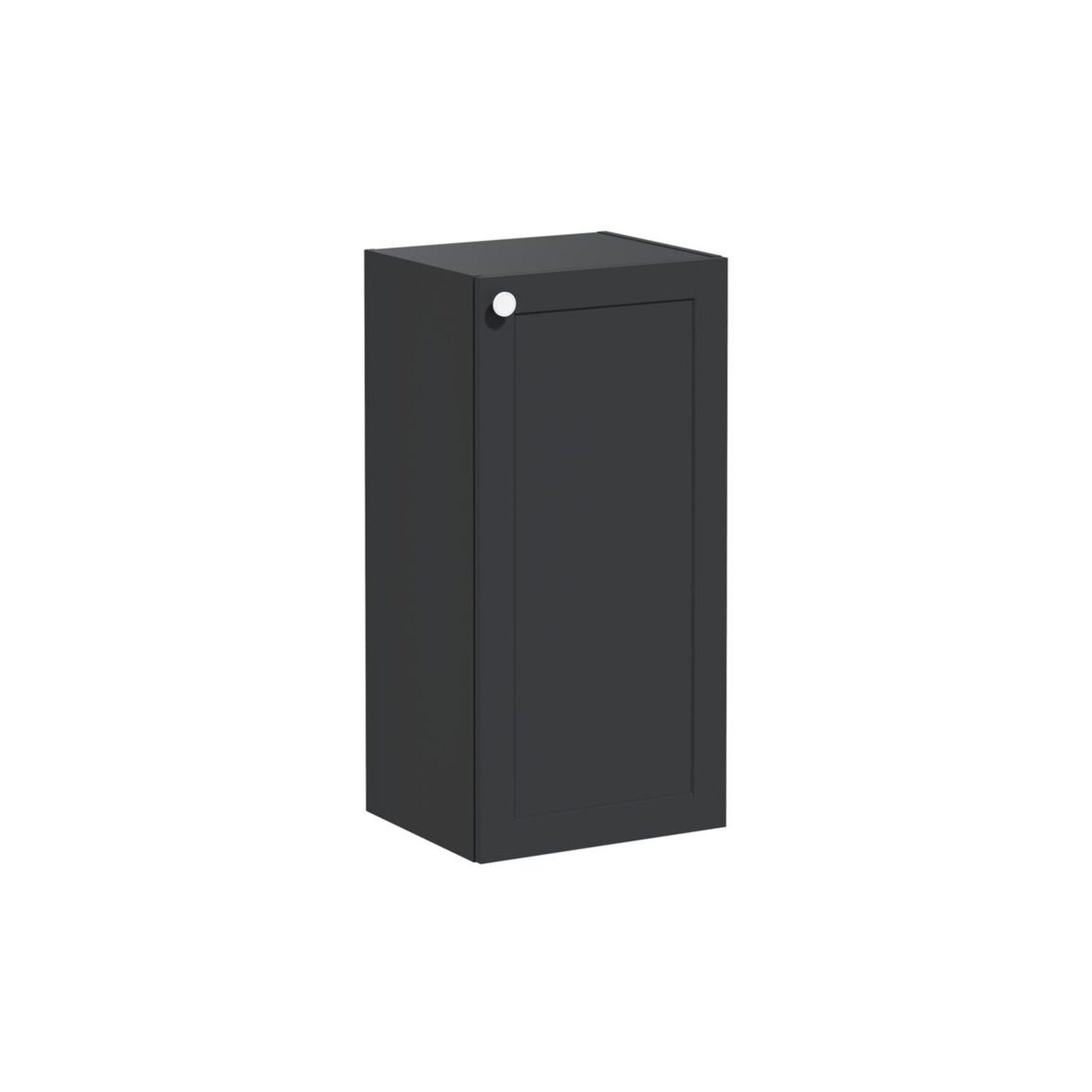 VitrA Root Classic 40cm 1 Door Lower/Base Unit (RH Hinge) - Matt Graphite
