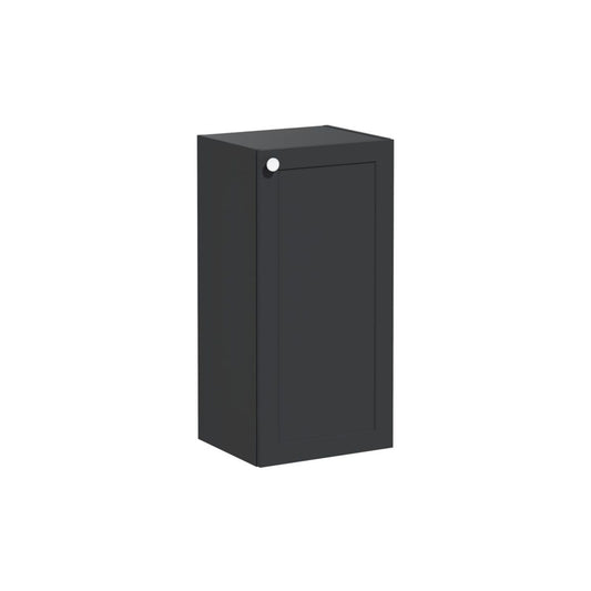 VitrA Root Classic 40cm 1 Door Lower/Base Unit (RH Hinge) - Matt Graphite