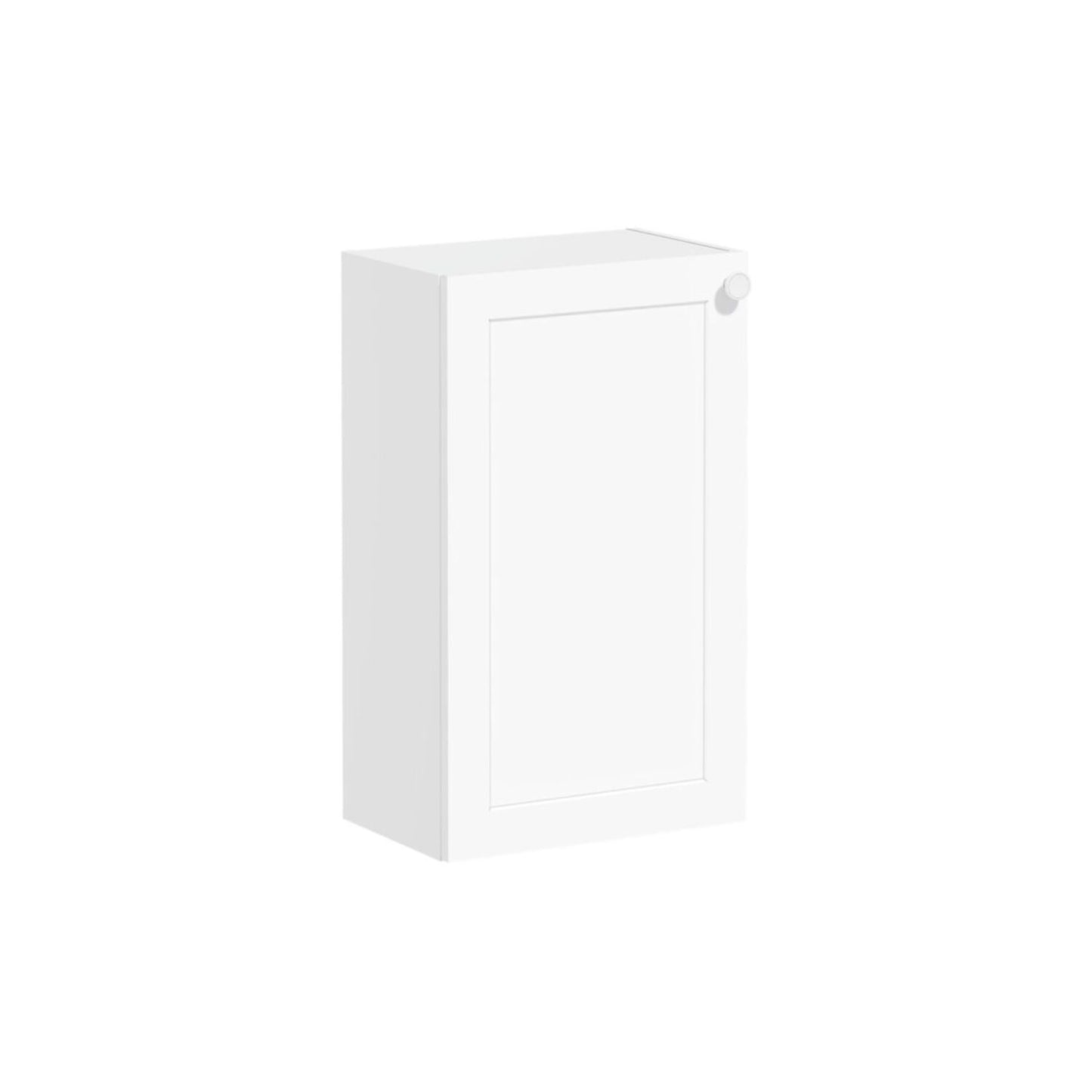 VitrA Root Classic 40cm 1 Door Slim Lower/Base Unit (LH Hinge) - Matt White