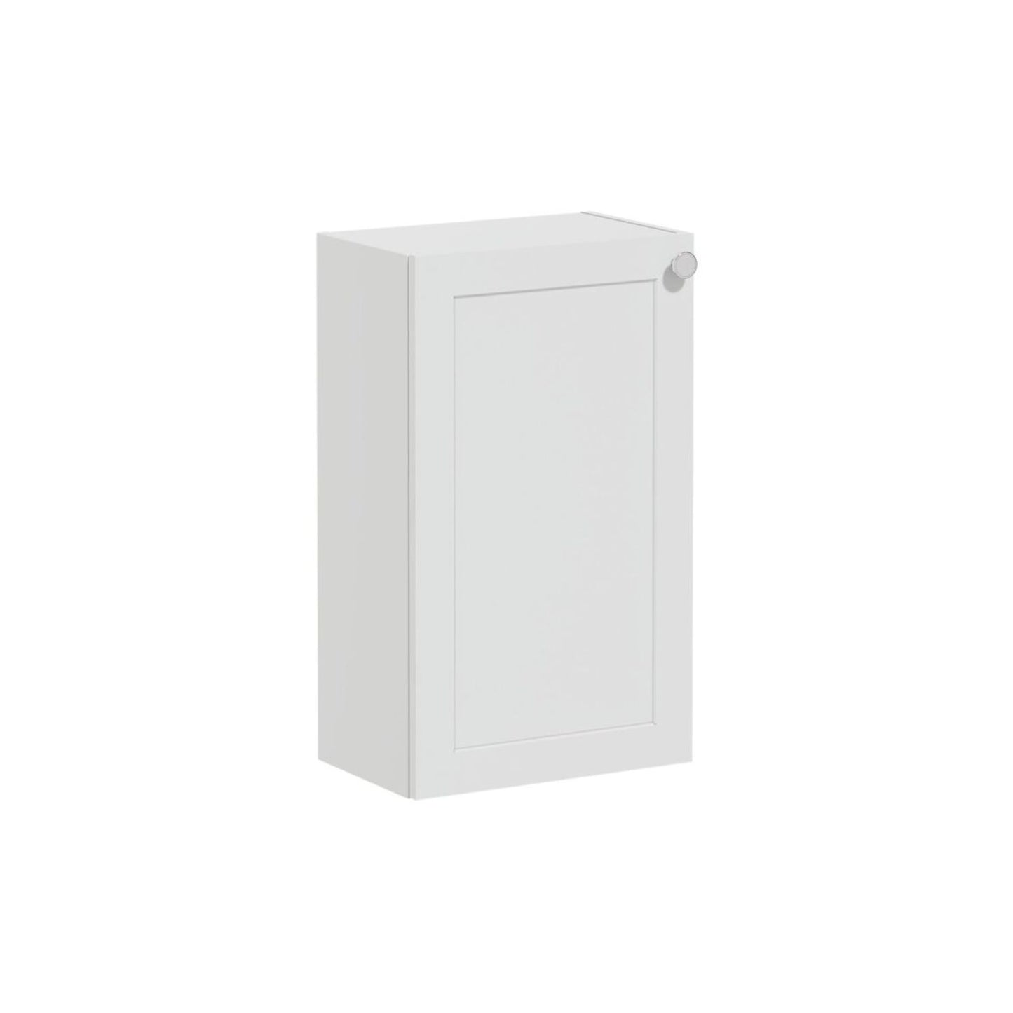 VitrA Root Classic 40cm 1 Door Slim Lower/Base Unit (LH Hinge) - Matt Light Grey