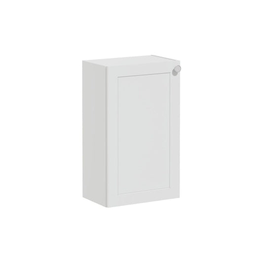 VitrA Root Classic 40cm 1 Door Slim Lower/Base Unit (LH Hinge) - Matt Light Grey