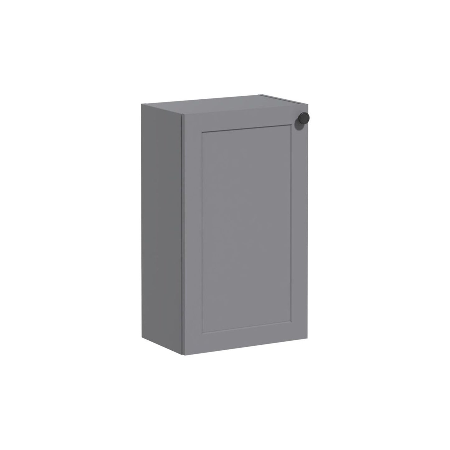 VitrA Root Classic 40cm 1 Door Slim Lower/Base Unit (LH Hinge) - Matt Grey