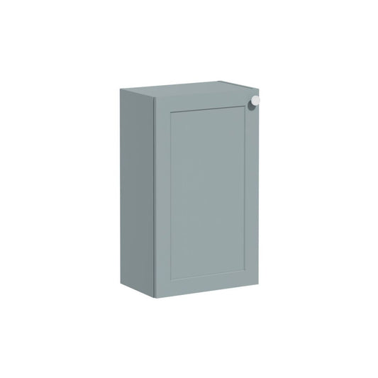 VitrA Root Classic 40cm 1 Door Slim Lower/Base Unit (LH Hinge) - Matt Fjord Green
