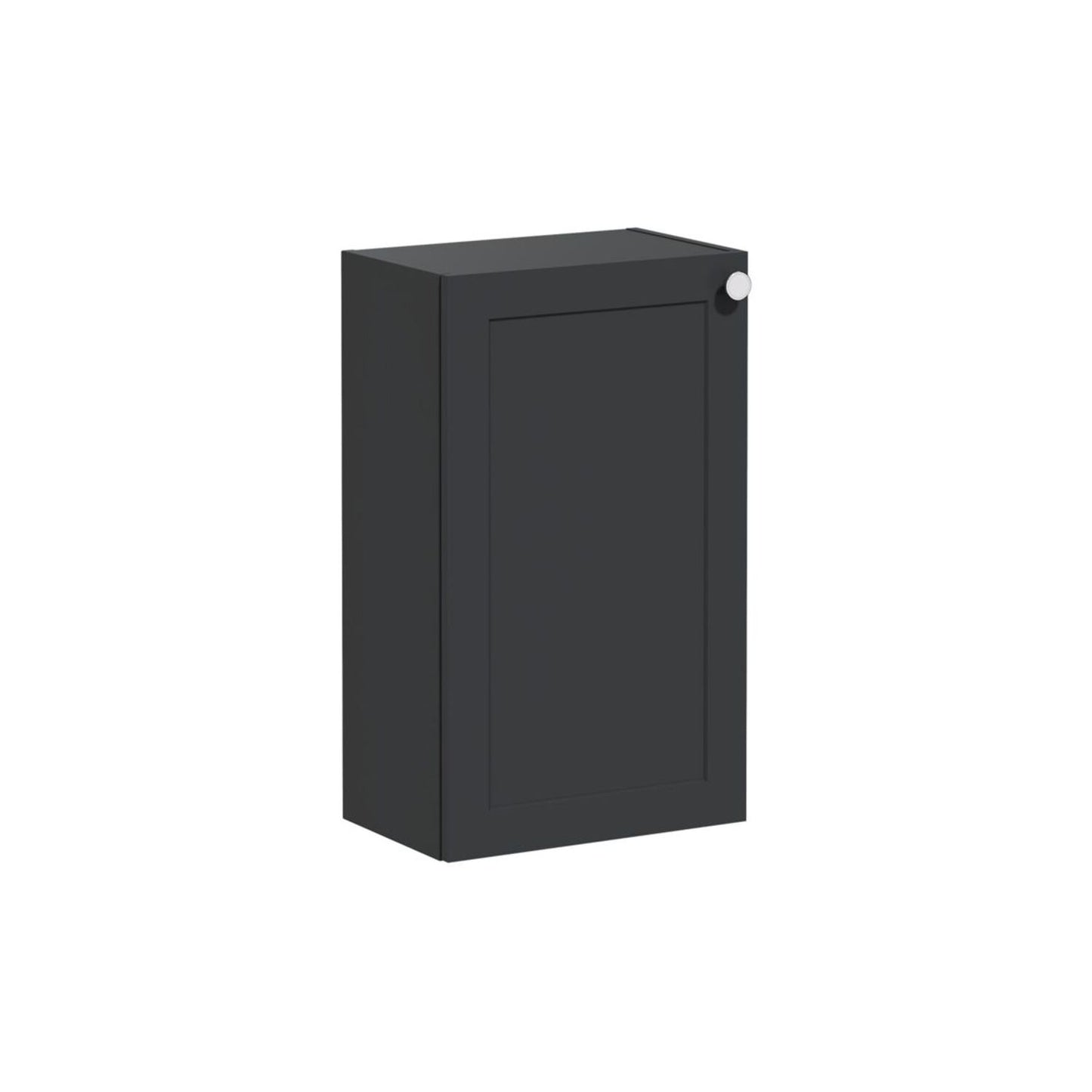 VitrA Root Classic 40cm 1 Door Slim Lower/Base Unit (LH Hinge) - Matt Graphite