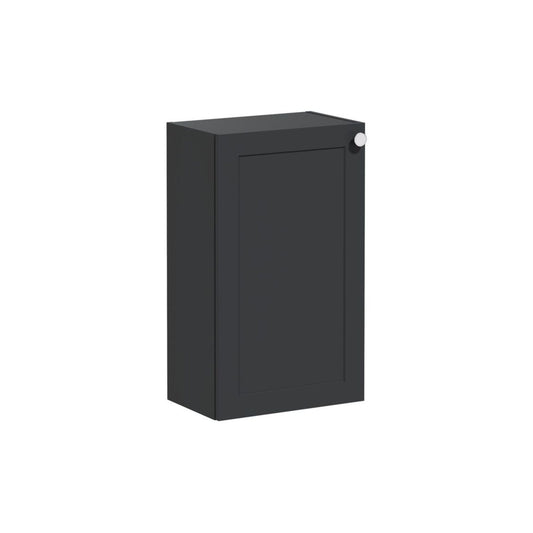 VitrA Root Classic 40cm 1 Door Slim Lower/Base Unit (LH Hinge) - Matt Graphite