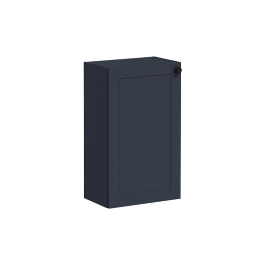 VitrA Root Classic 40cm 1 Door Slim Lower/Base Unit (LH Hinge) - Matt Dark Blue