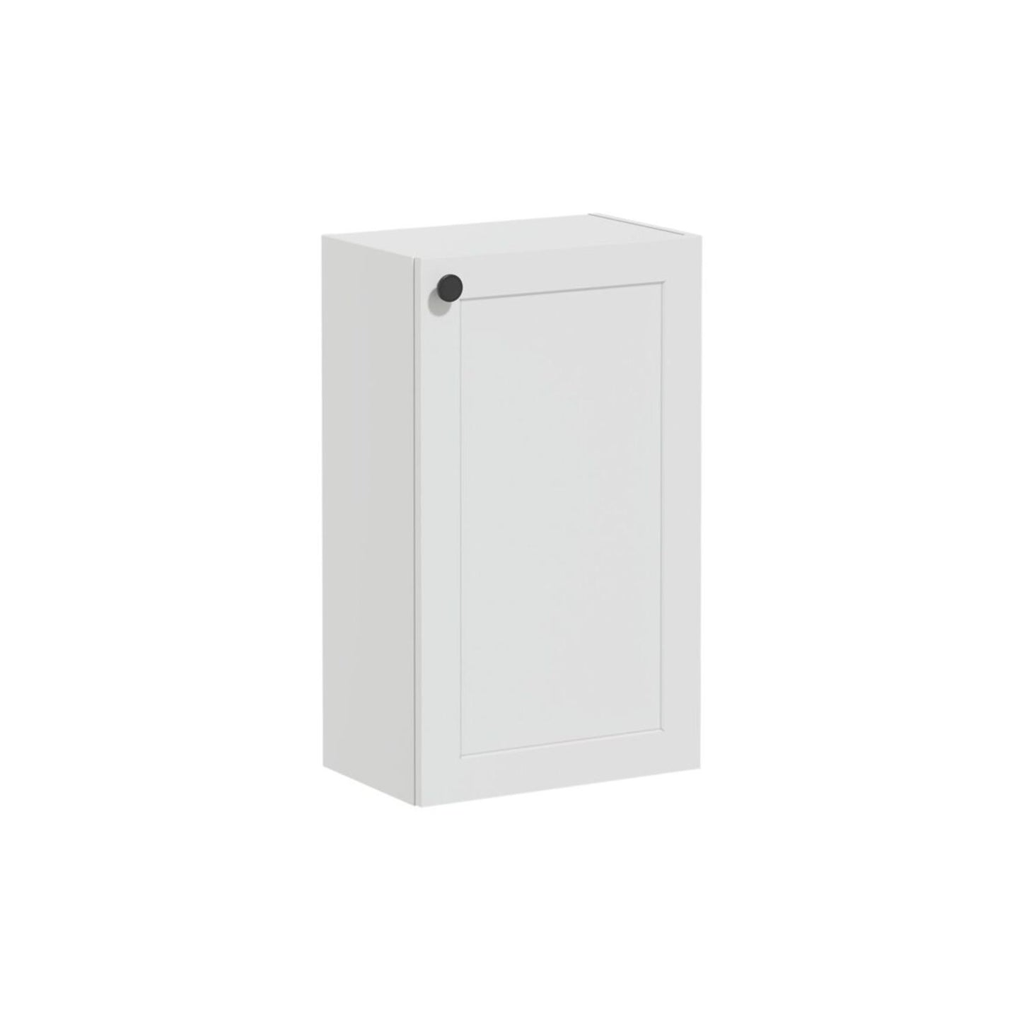 VitrA Root Classic 40cm 1 Door Slim Lower/Base Unit (RH Hinge) - Matt Light Grey