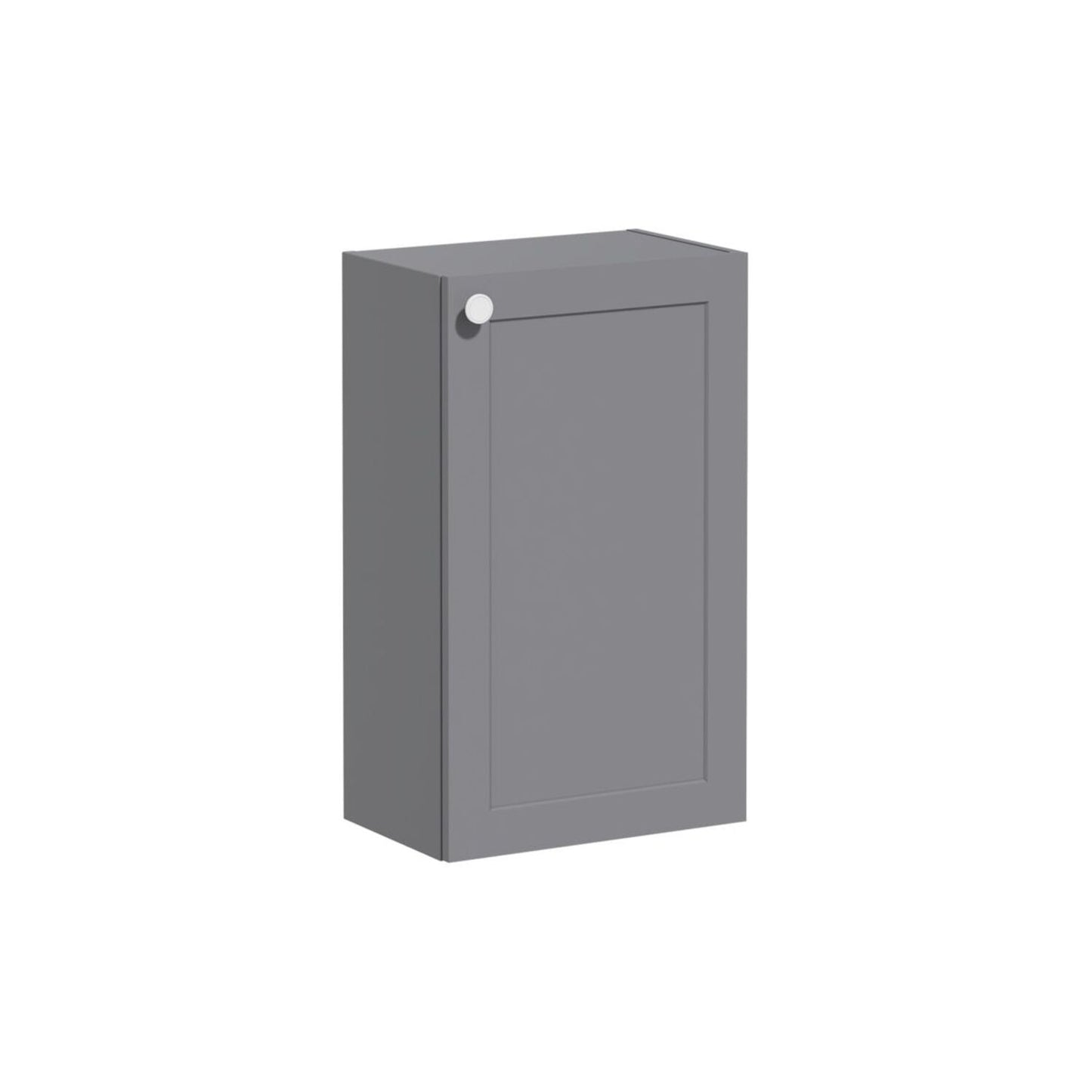 VitrA Root Classic 40cm 1 Door Slim Lower/Base Unit (RH Hinge) - Matt Grey