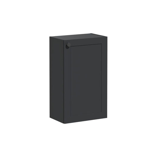 VitrA Root Classic 40cm 1 Door Slim Lower/Base Unit (RH Hinge) - Matt Graphite