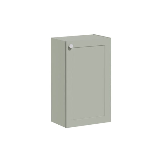 VitrA Root Classic 40cm 1 Door Slim Lower/Base Unit (RH Hinge) - Matt Retro Green