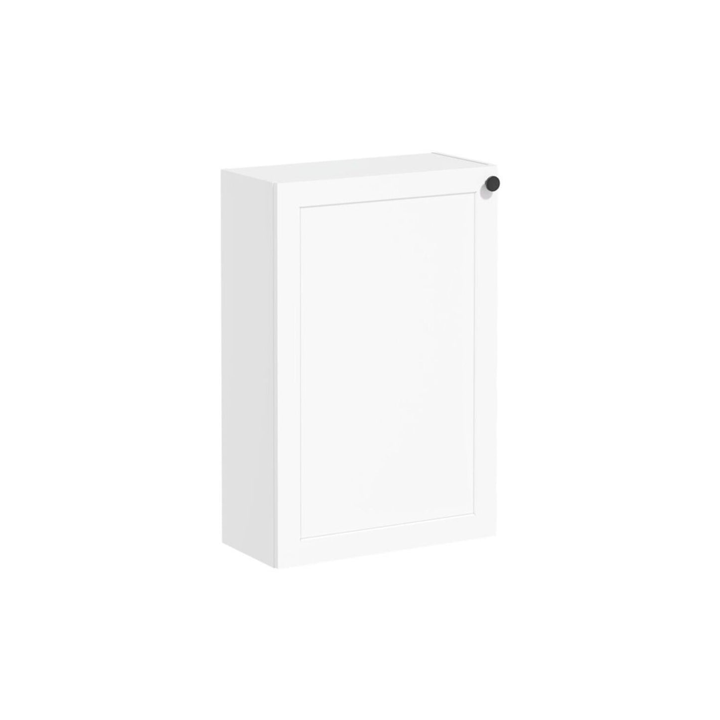 VitrA Root Classic 55cm 1 Door Slim Lower/Base Unit (LH Hinge) - Matt White