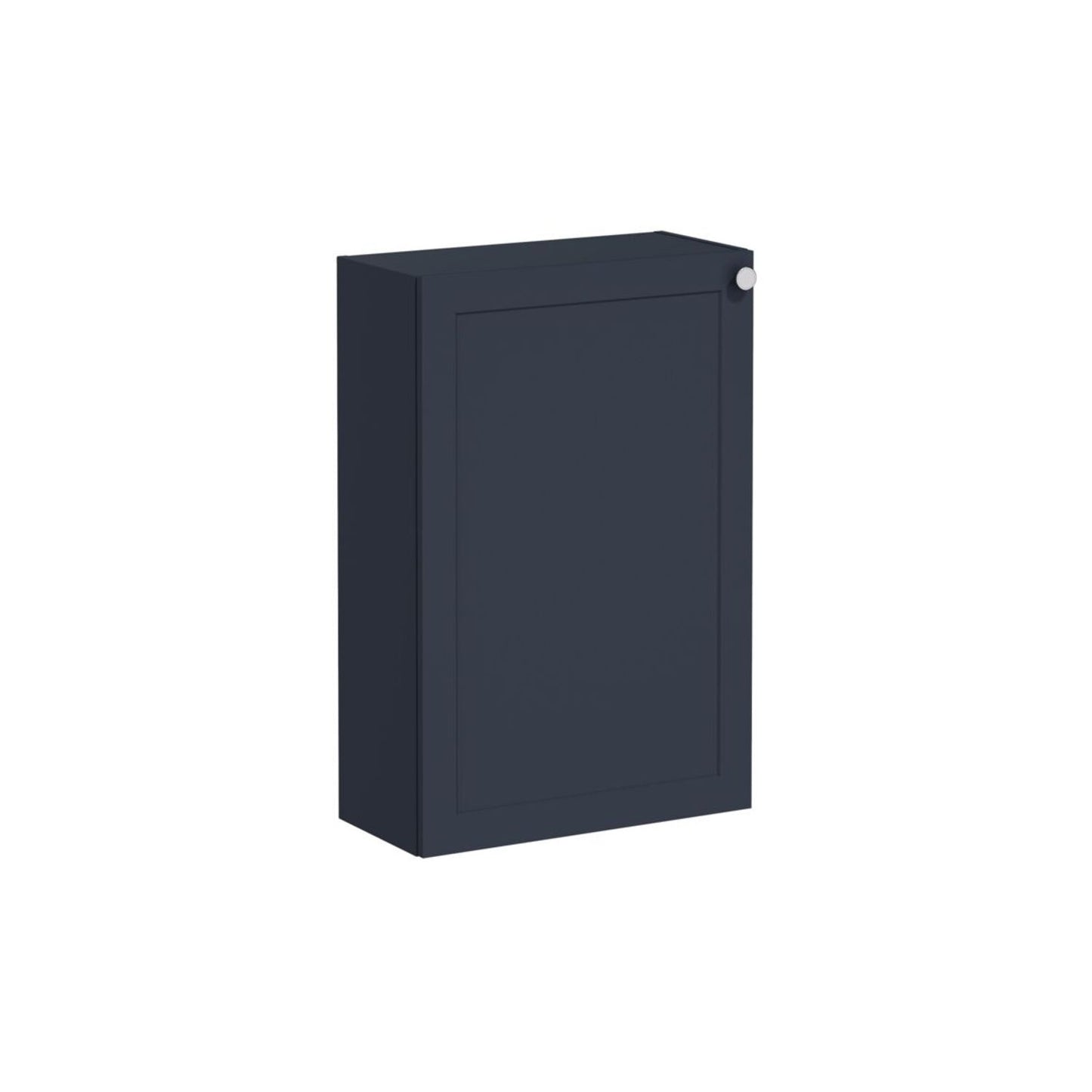 VitrA Root Classic 55cm 1 Door Slim Lower/Base Unit (LH Hinge) - Matt Dark Blue