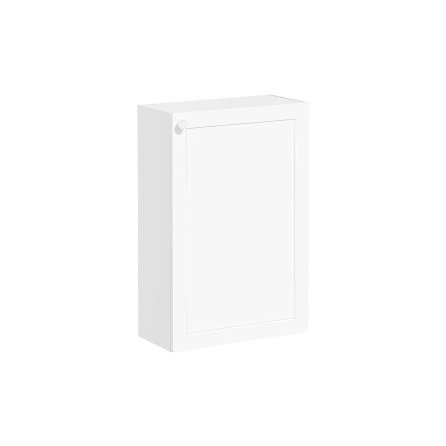 VitrA Root Classic 55cm 1 Door Slim Lower/Base Unit (RH Hinge) - Matt White