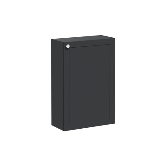 VitrA Root Classic 55cm 1 Door Slim Lower/Base Unit (RH Hinge) - Matt Graphite