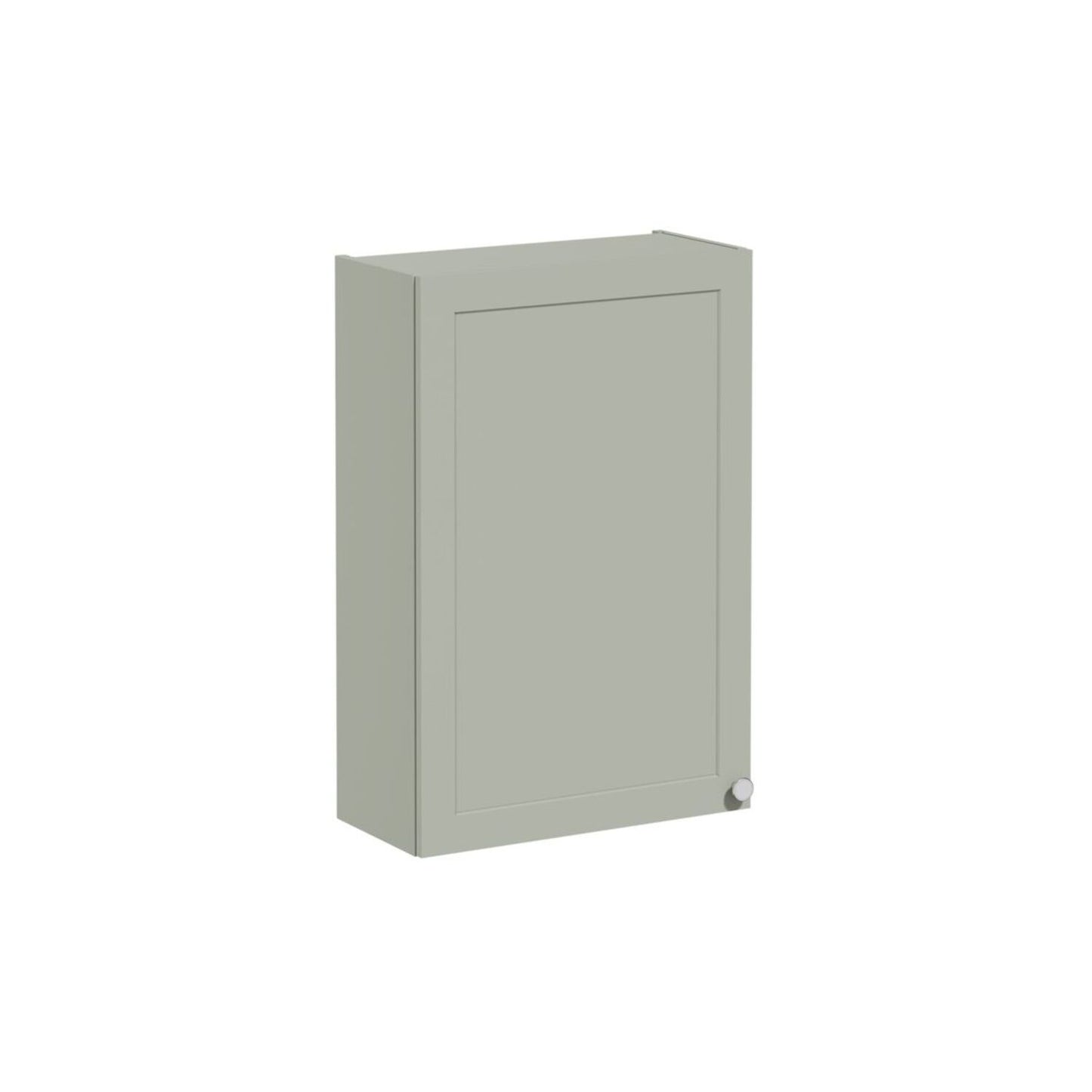 VitrA Root Classic 60cm 1 Door Upper/Wall Unit (LH Hinge) - Matt Retro Green