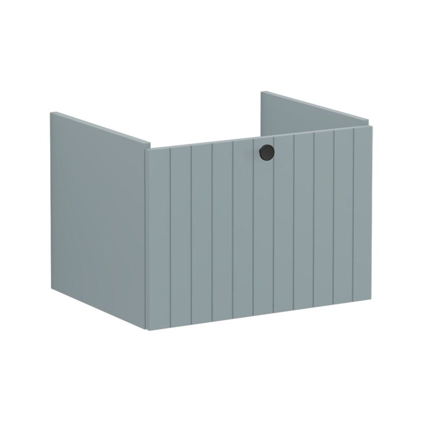 VitrA Root Groove 60cm 1 Drawer Washbasin Unit - Matt Fjord Green