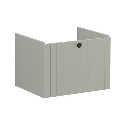 VitrA Root Groove 60cm 1 Drawer Washbasin Unit - Matt Retro Green