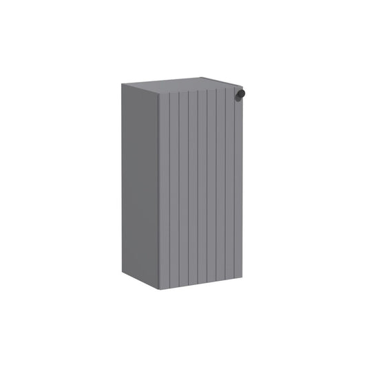 VitrA Root Groove 40cm 1 Door Lower/Base Unit (LH Hinge) - Matt Grey