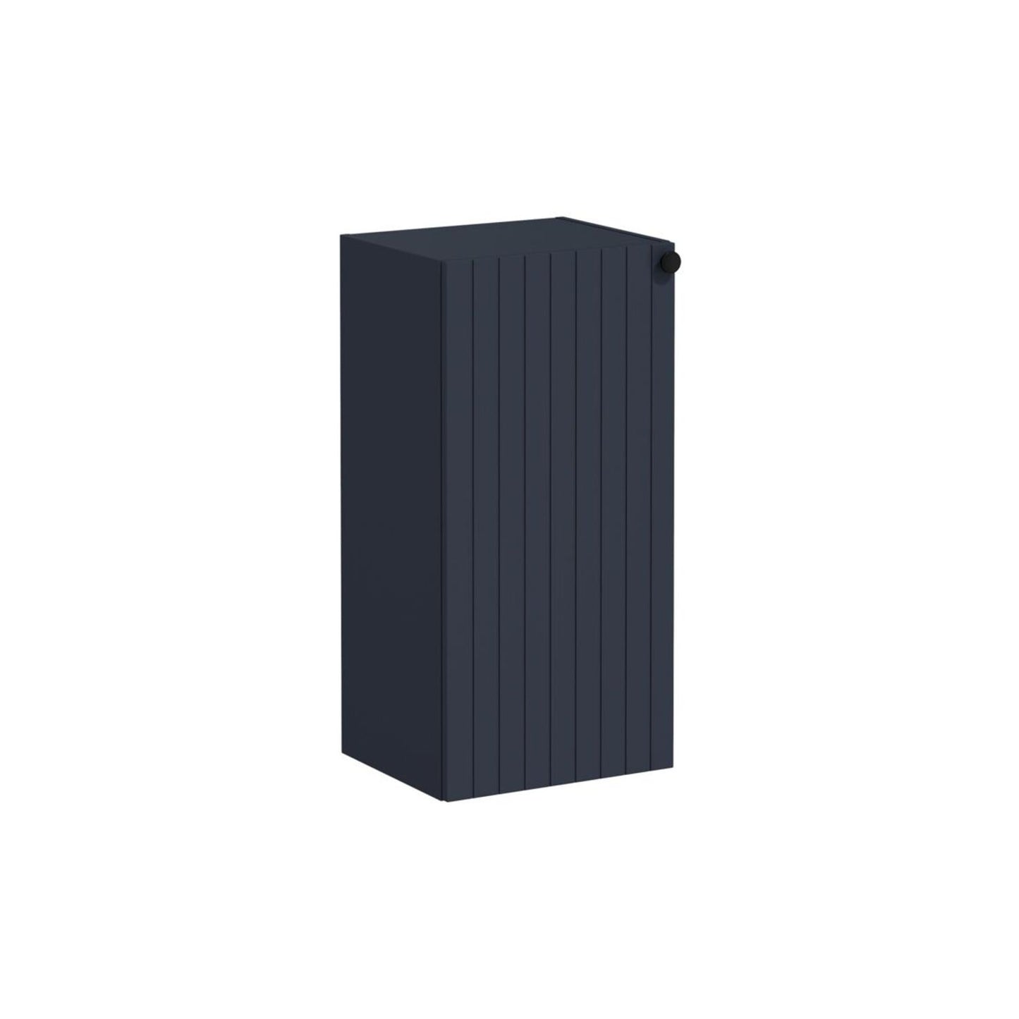 VitrA Root Groove 40cm 1 Door Lower/Base Unit (LH Hinge) - Matt Dark Blue