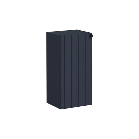 VitrA Root Groove 40cm 1 Door Lower/Base Unit (LH Hinge) - Matt Dark Blue